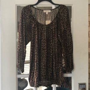 Michael Kors Leopard Top